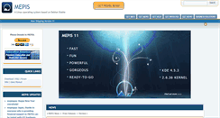 Desktop Screenshot of mepis.org